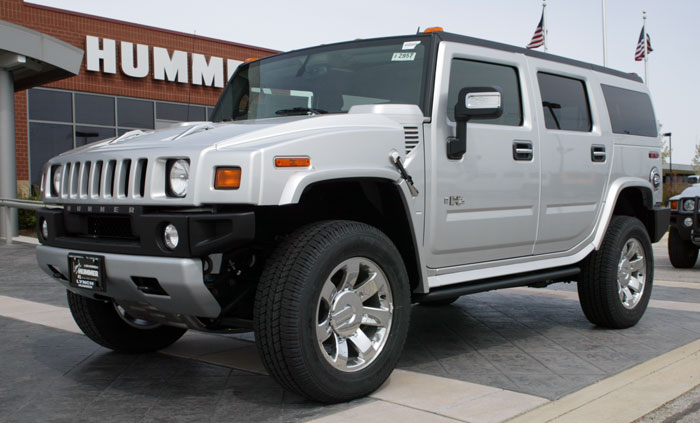 2009 hummer h2 silver ice edition