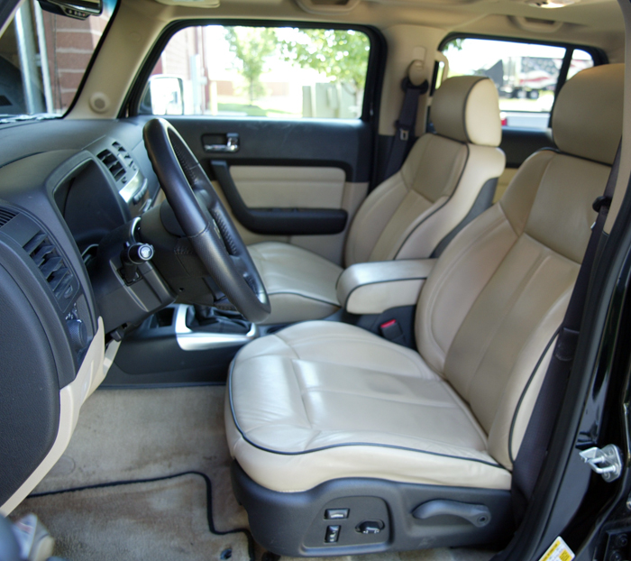2006 Hummer H3 Ebony Leather Interior