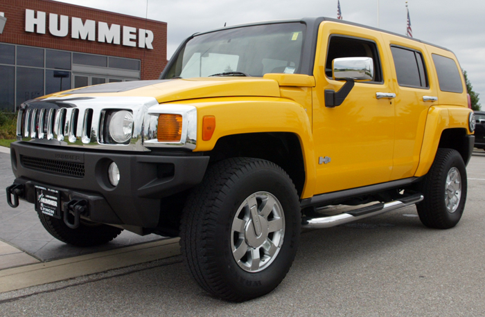 2006 Used Yellow Hummer H3 available at Lynch Hummer
