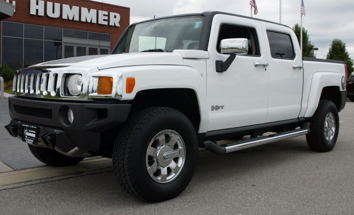 Hummer H100. Hummer+h3t+white