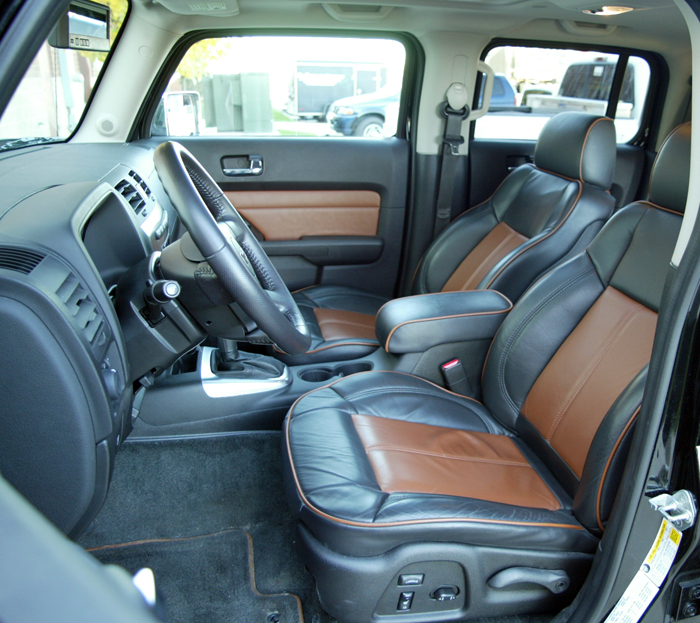2008 Hummer H3 Ebony Morocco Leather Interior
