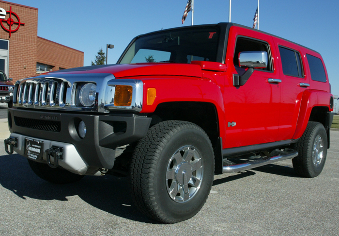 2008 Used Red Hummer H3 available at Lynch Hummer