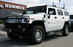 White 2003 H2 SUV