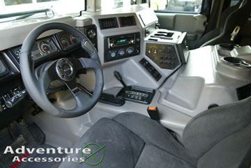 Custom hummer h1 interior.