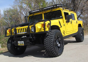 Yellow Hummer H1 Hard Top HMC4.