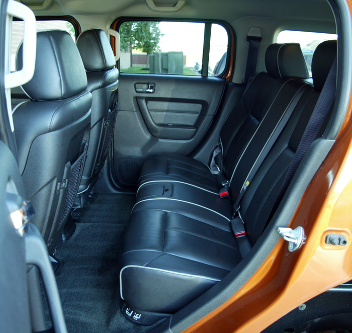2007 Hummer H3X Ebony Leather Interior