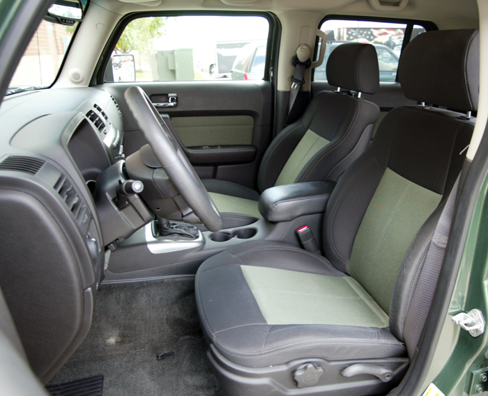 2006 Hummer H3 Shadow Green Cloth Interior