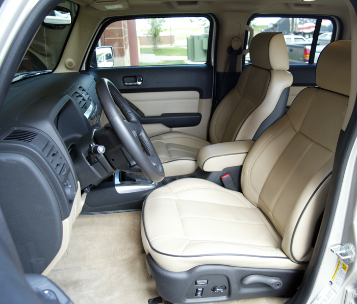 2008 Hummer H3 Light Cashmere Leather Interior