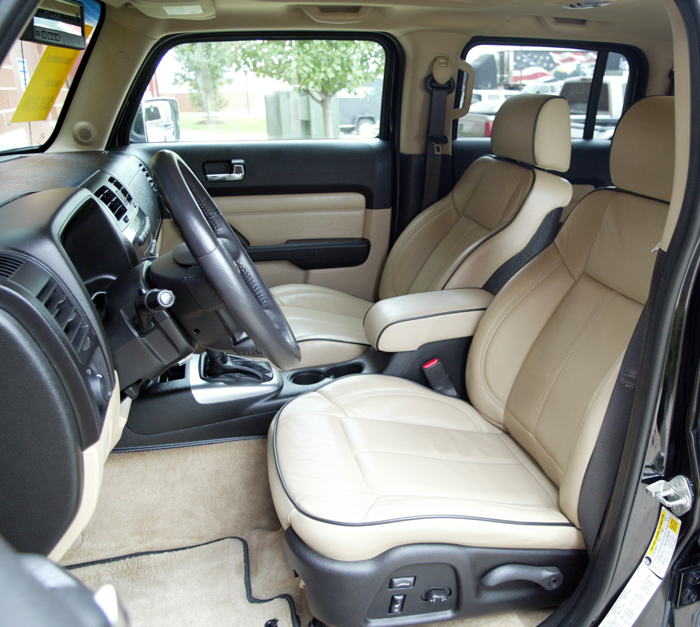 2008 Hummer H3 Light Cashmere Leather Interior