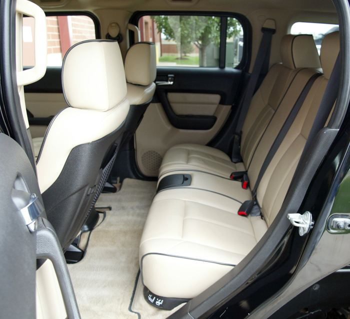 2008 Hummer H3 Rear Seat Interior