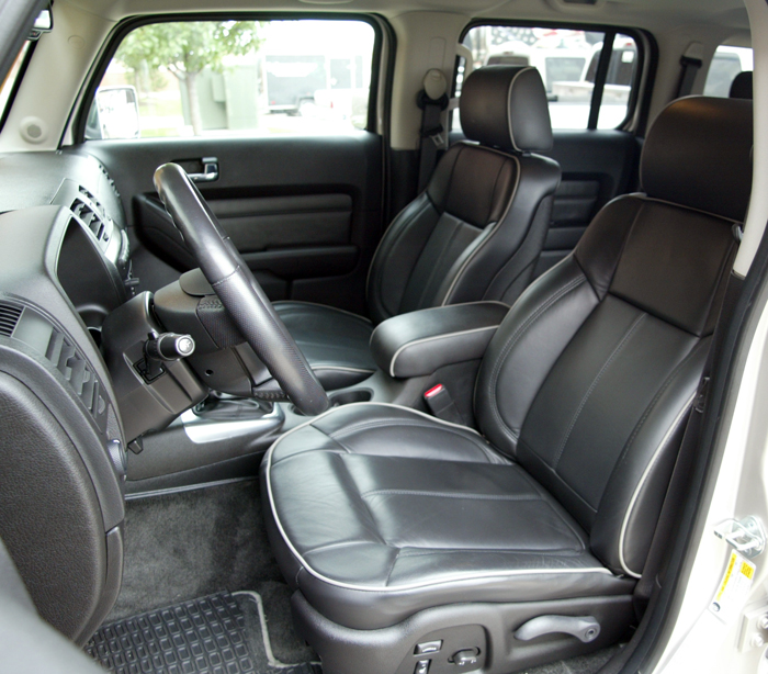 2007 Hummer H3 Ebony Leather Interior