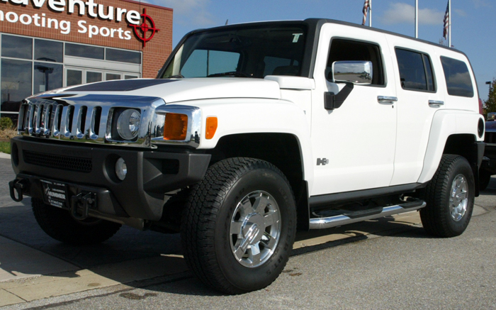 2007 Used White Hummer H3 available at Lynch Hummer