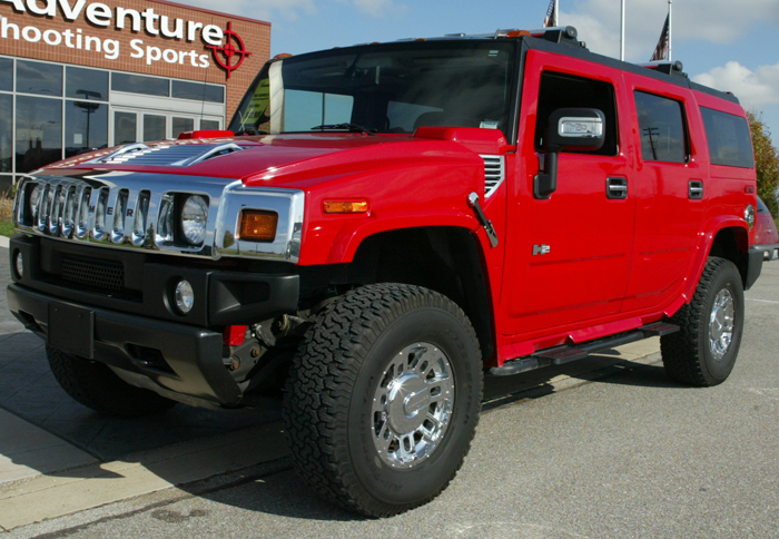 2007 Used Victory Red H2 available at Lynch Hummer