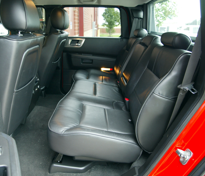 2008 Hummer H2 SUT Rear Seat Interior