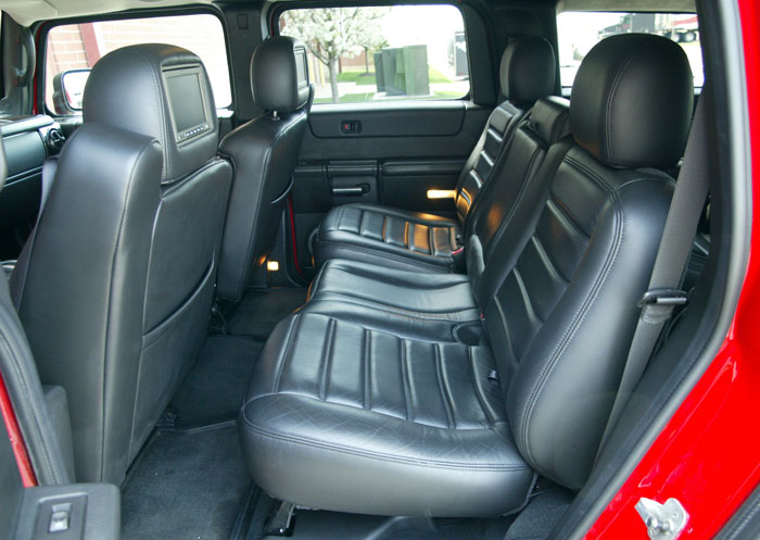 2008 Hummer H3 Rear Seat Interior